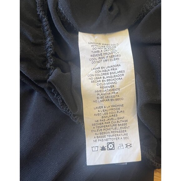 Tahari Black Jumpsuit with White Trim - Picture 6 of 8